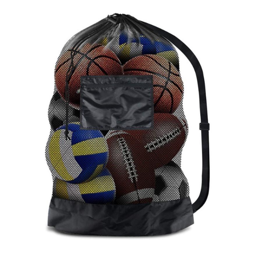 Sports Equipment Stores - Omuz askılı büyük örgü spor çantası,