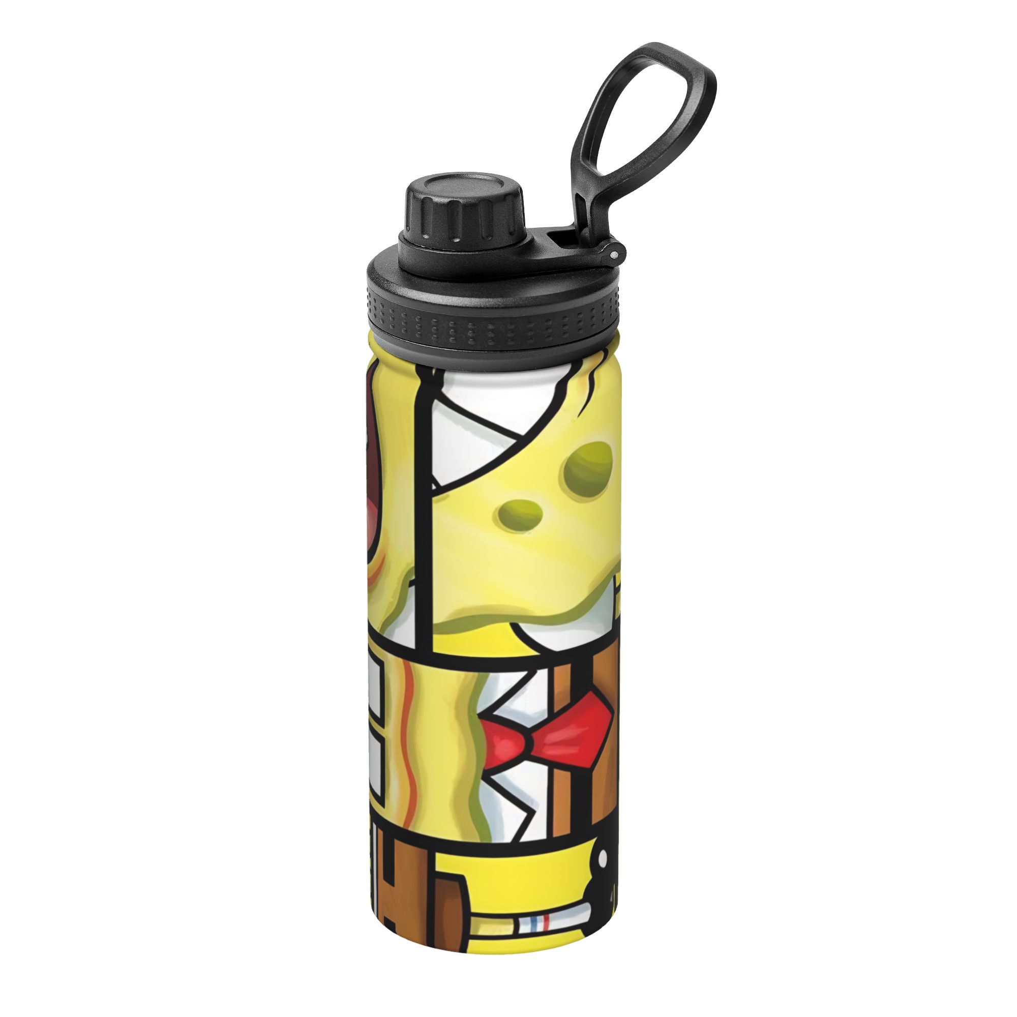 Sports Water Bottle Insulated - Sünger Bob Çizgi Film 18OZ Spor