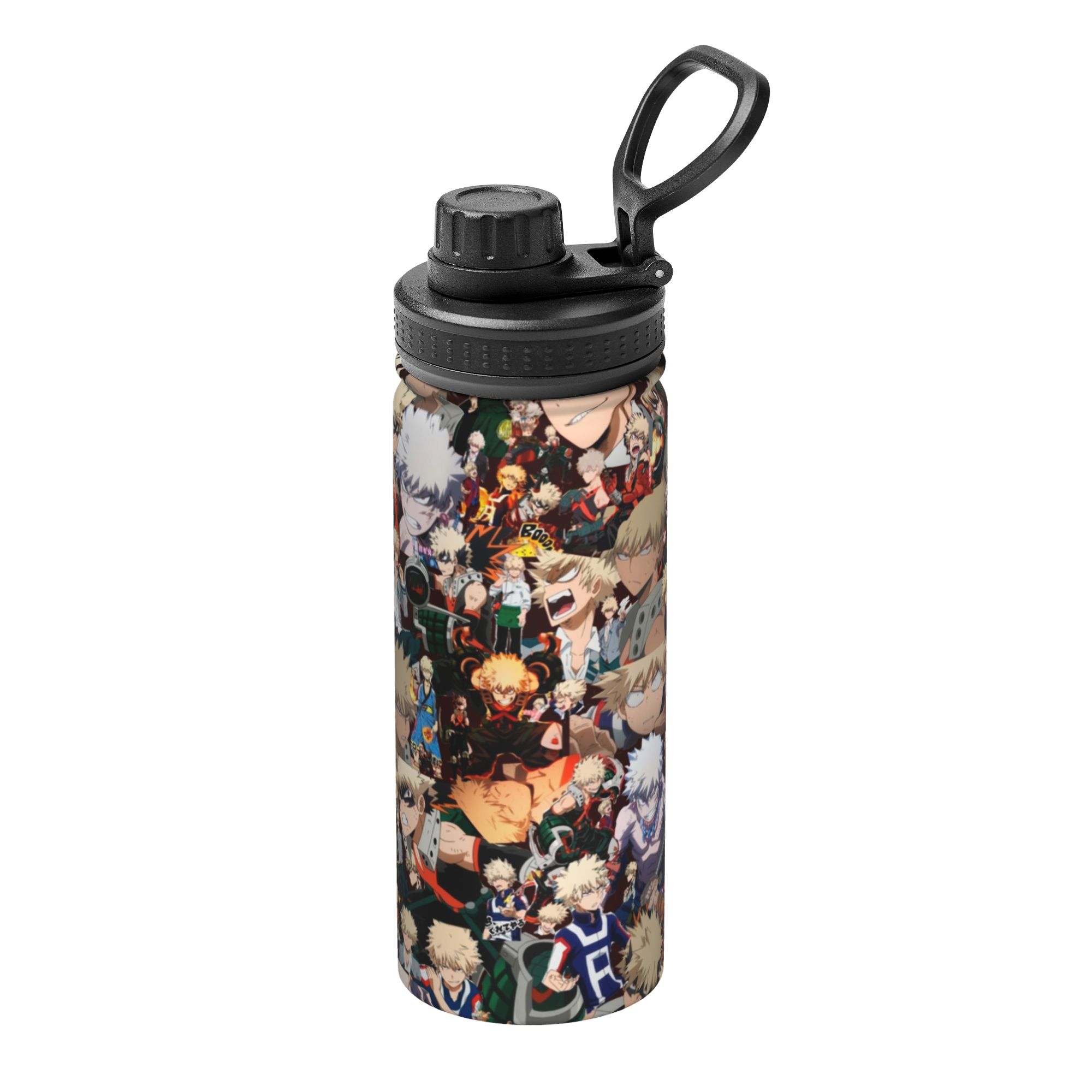 Sports Water Bottle Insulated - Bakugou Katsuki My Hero Academia Anime
