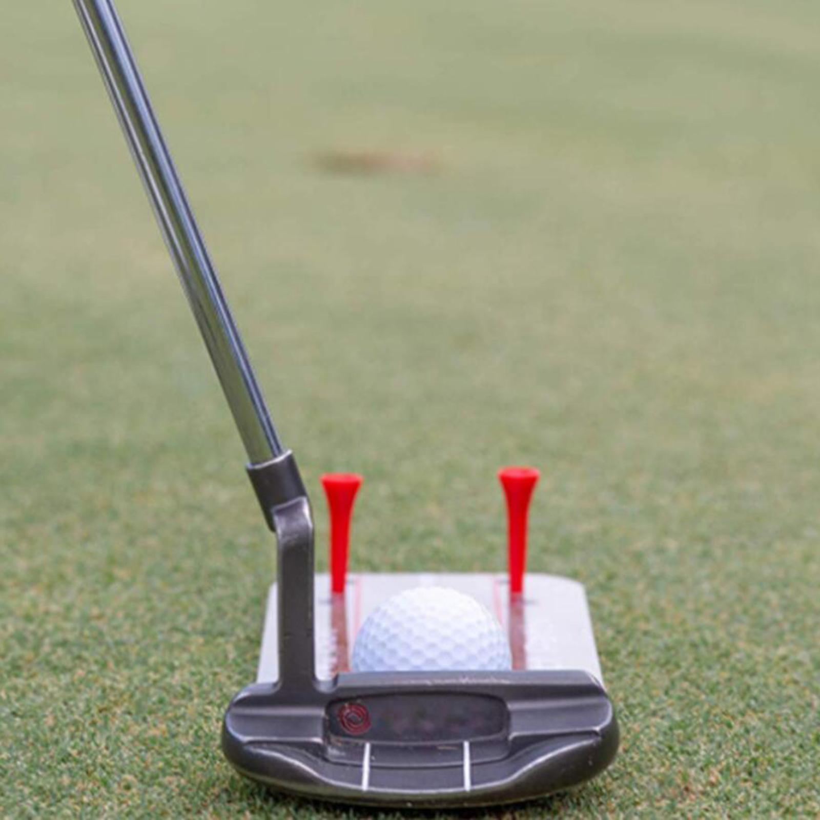 Golf Putting Mat - Golf Vuruş Yardımcısı Hizalama Putter Salınım