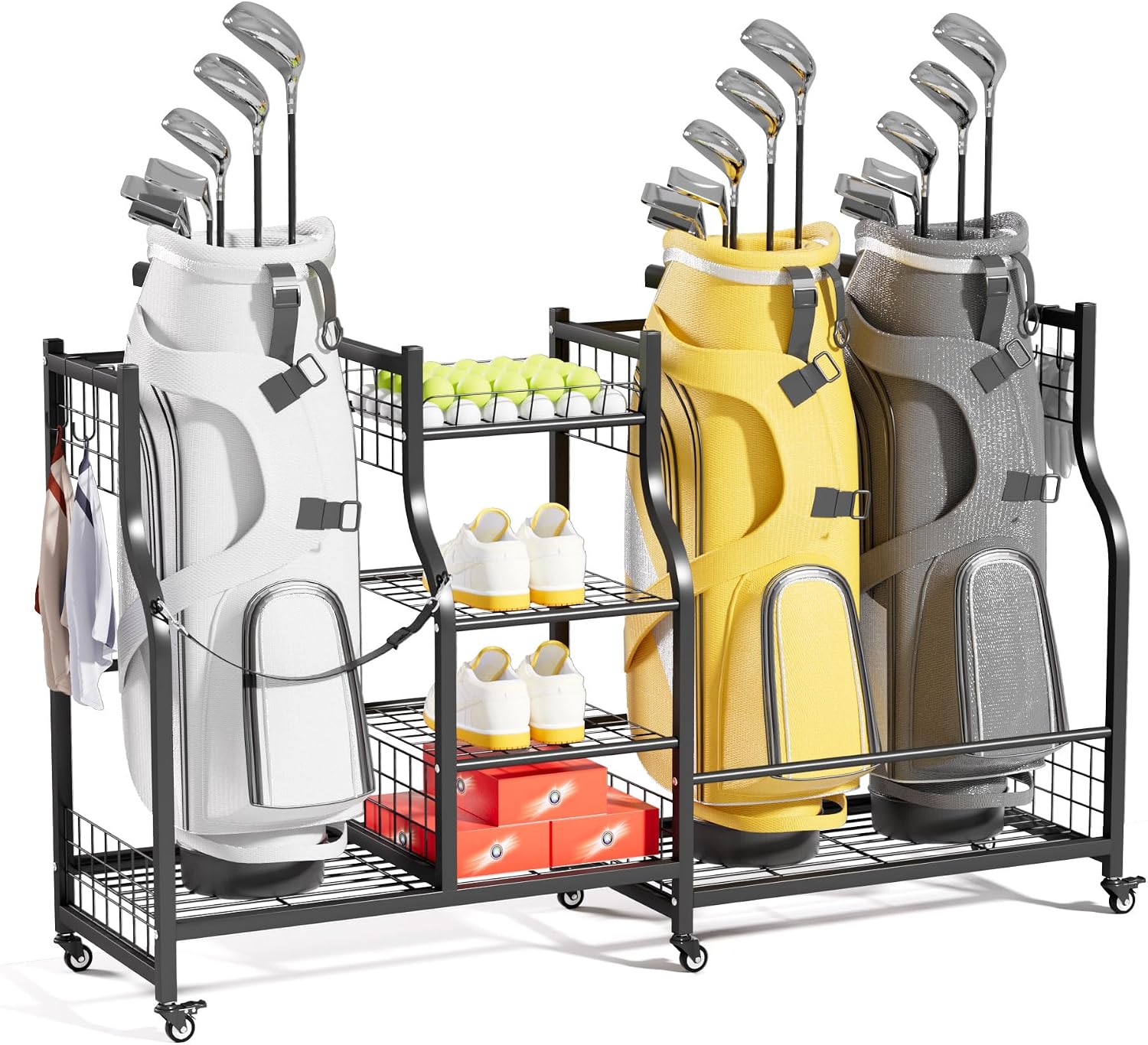 Golf Çantası Saklama Rafı Düze - Sports Equipment Garage Organizer incelemesi ve fiyatı