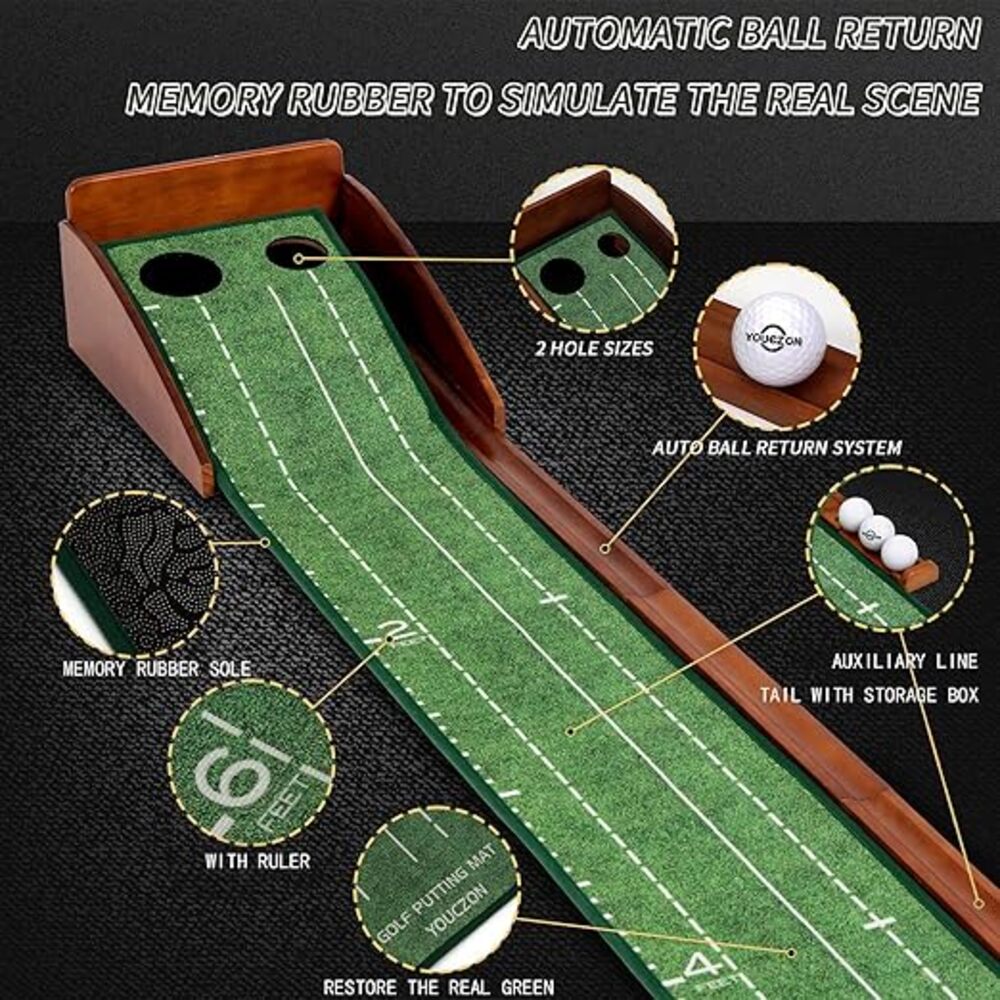 Golf Çıkarılabilir Putter Seti - Golf Putting Mat incelemesi ve fiyatı