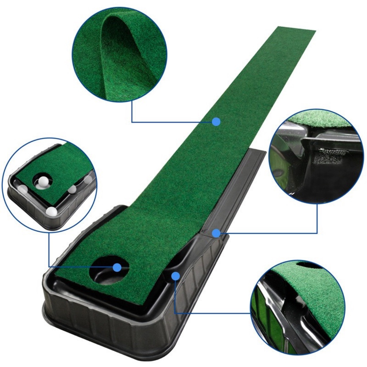 Mat Koymak: Gerçekçi Ev Uygula - Golf Putting Mat incelemesi ve fiyatı