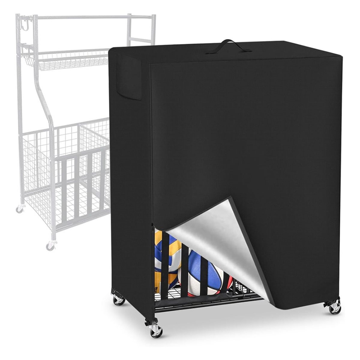 Basketbol Rafı Örtüsü Garaj Sp - Sports Equipment Garage Organizer incelemesi ve fiyatı
