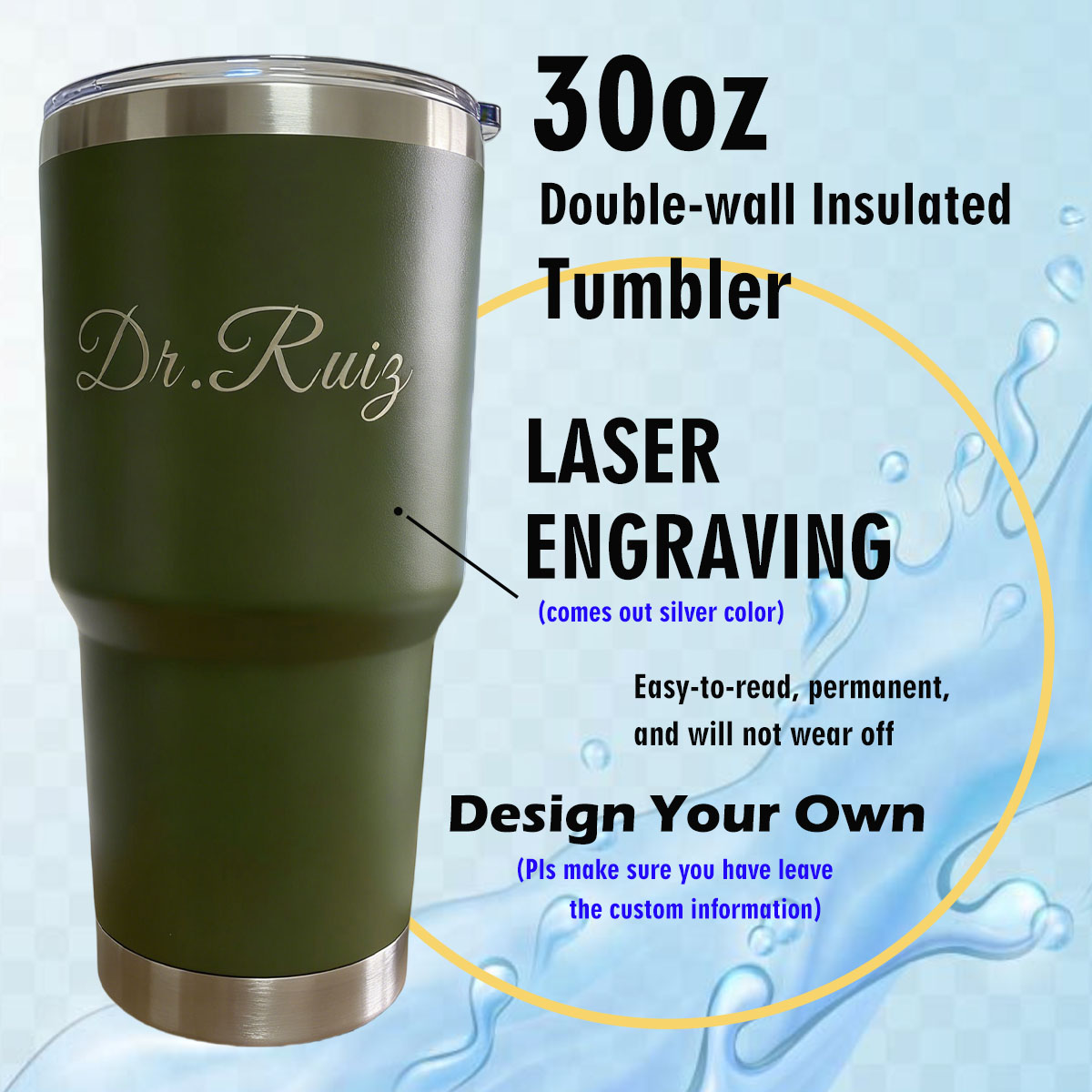 Kişiselleştirilmiş Özel Tasarı - Sports Water Bottle Insulated incelemesi ve fiyatı