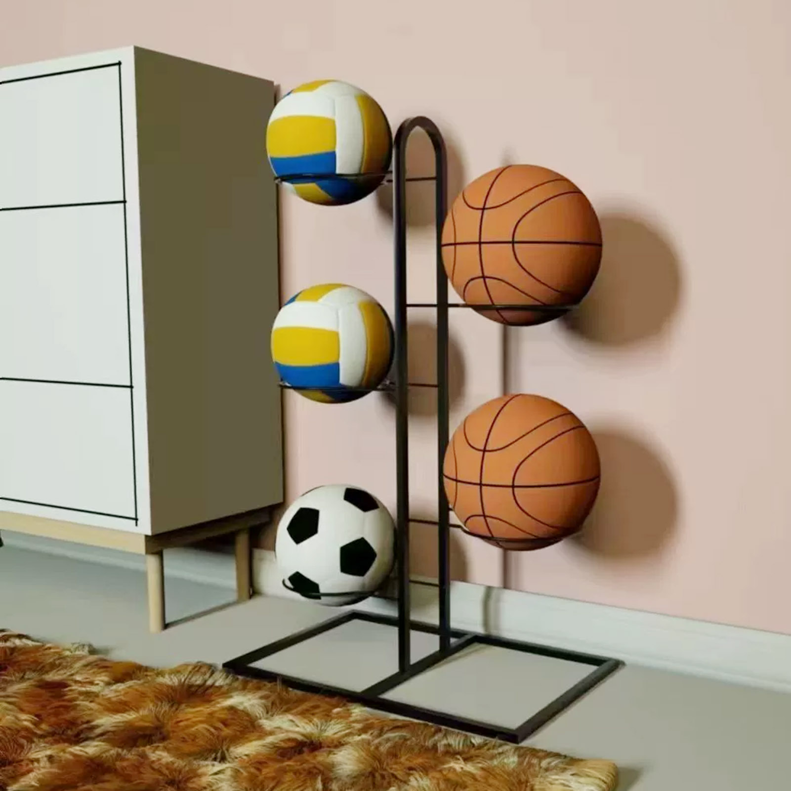 Katlanabilir Basketbol Rafı Ço - Sports Equipment Garage Organizer incelemesi ve fiyatı