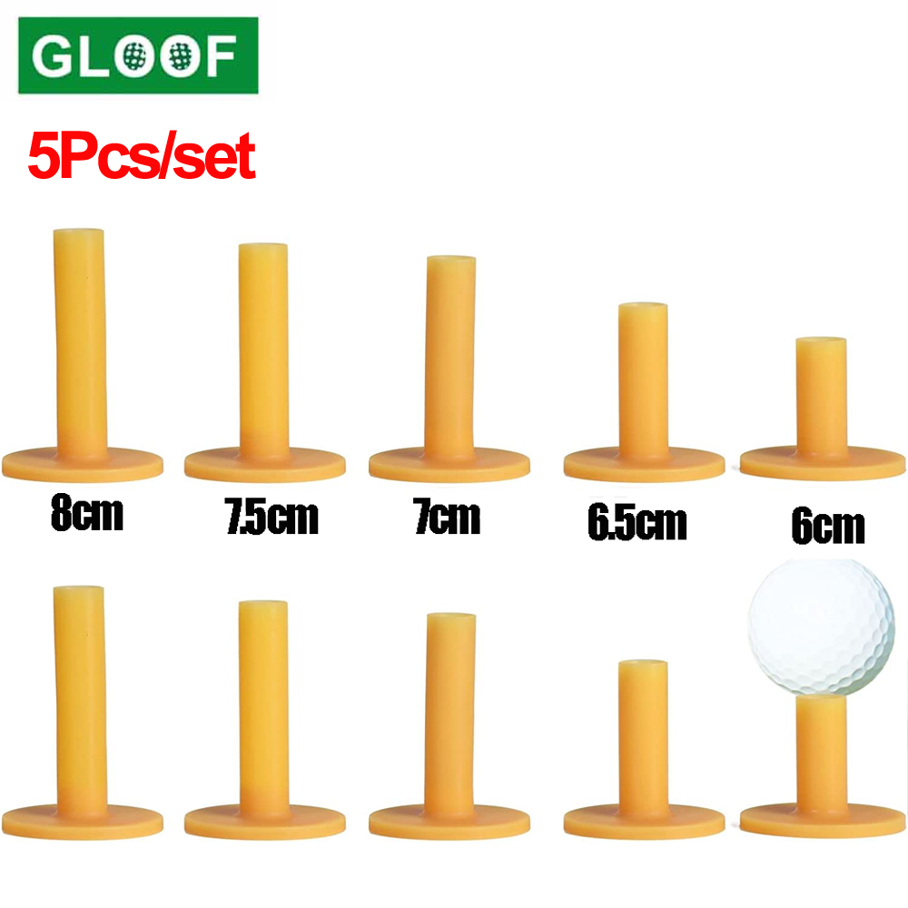 5 adet/takım Kauçuk Golf Tees, - Golf Putting Mat incelemesi ve fiyatı