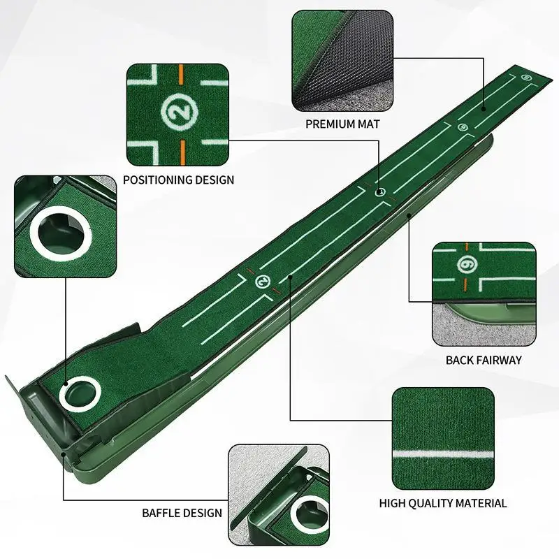 Mini Golf yeşil atıcı Mat taşı - Golf Putting Mat incelemesi ve fiyatı