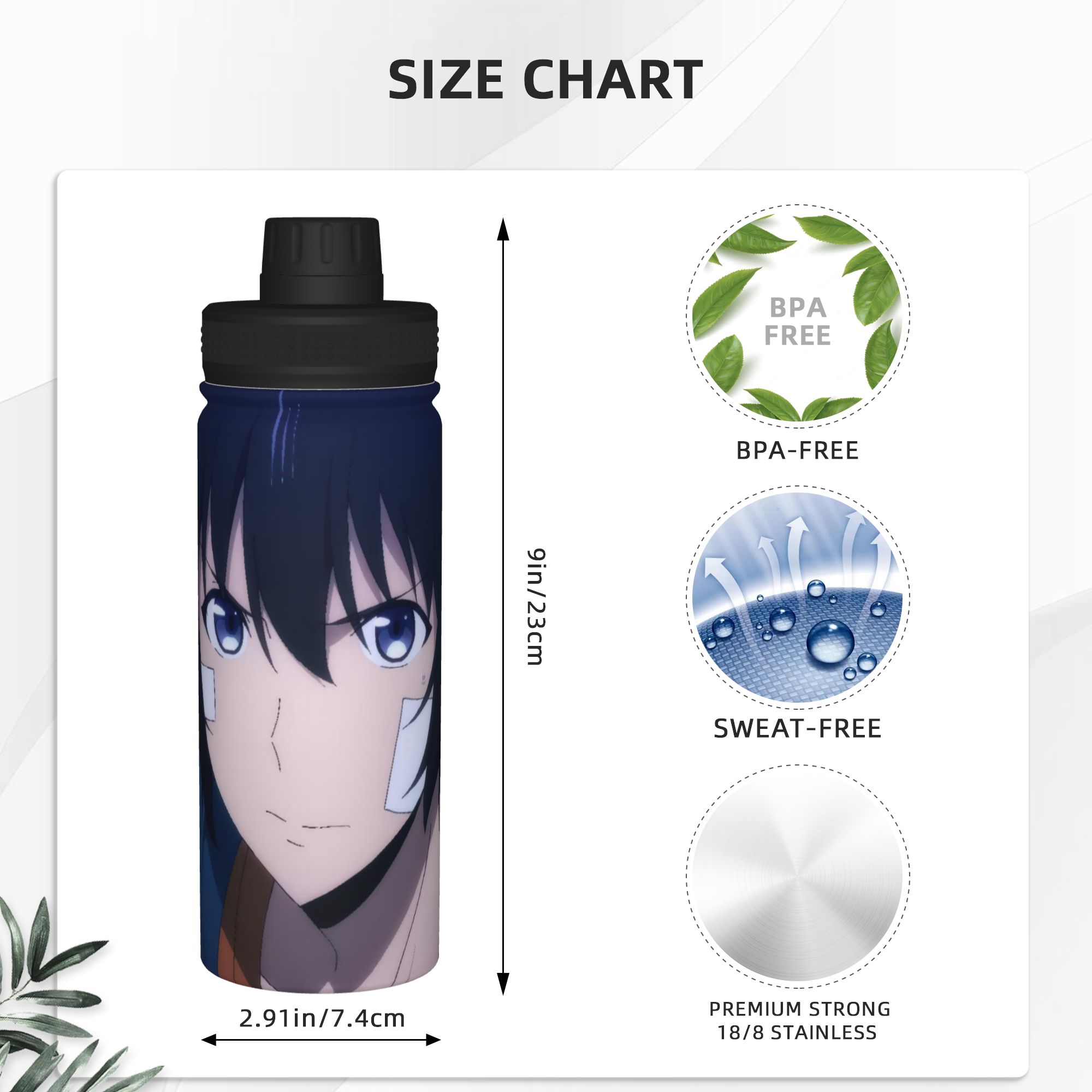 Anime Solos Levelings 18OZ Spo - Sports Water Bottle Insulated incelemesi ve fiyatı